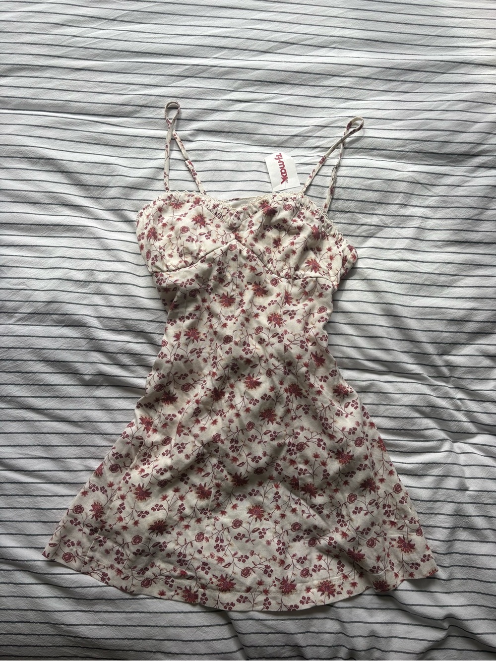 Floral Spaghetti Strap Mini Dress